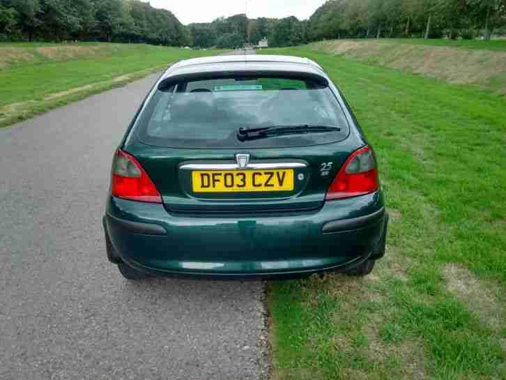Rover 25. New MOT. 26000 miles only NO RESERVE................