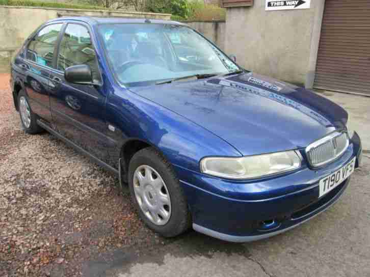 Rover 414 1.4 Si 16v In Metallic Blue with only 65461 miles & 12 Months Mot