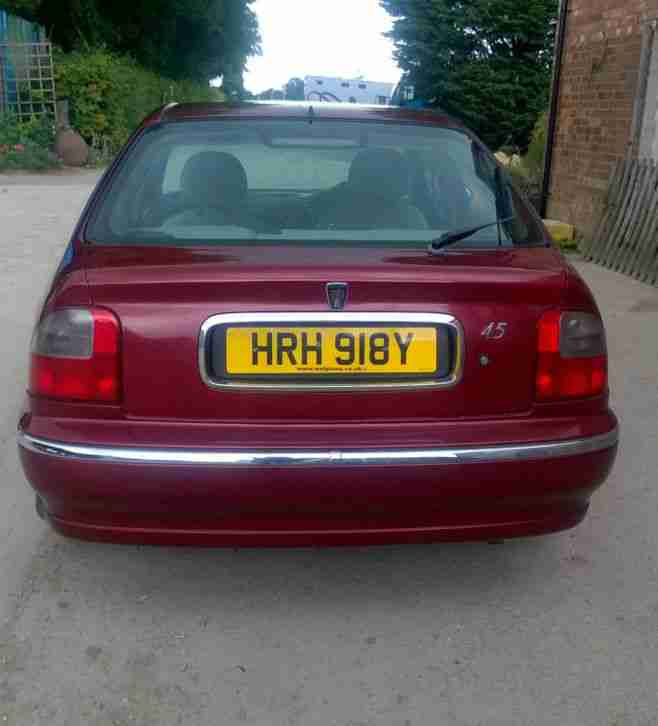 Rover 45 IE 16V 1.4 red 5 door hatchback 2000