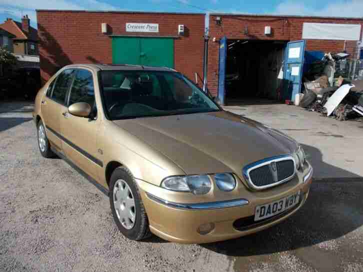 Rover 45 Impression 3 1.4 03 plate