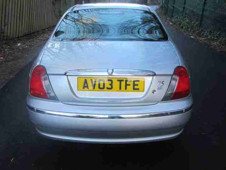Rover 75 1.8 2003 Silver top of the range Connoisseur Spec