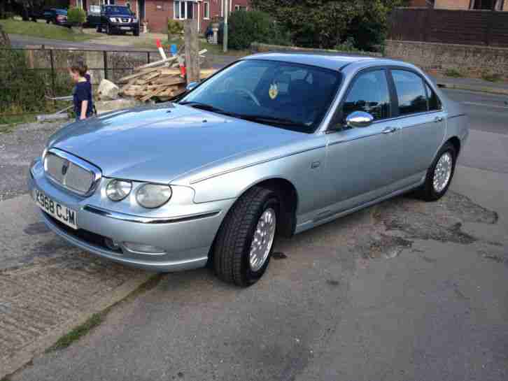 Rover 75 Connoisseur V6 2 Litre 2.0 Silver Blue Fully Loaded Recent MOT