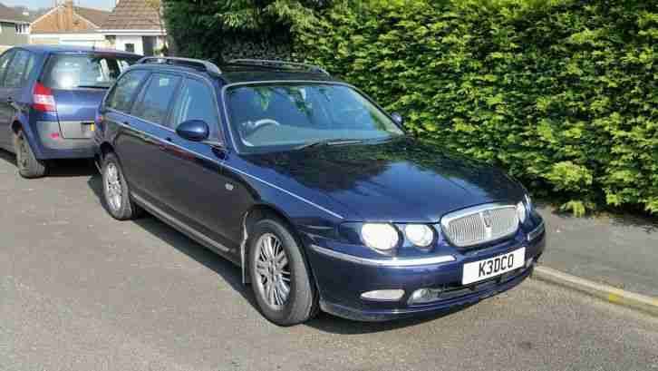 Rover 75 Estate Low miles Blue. Years Mot