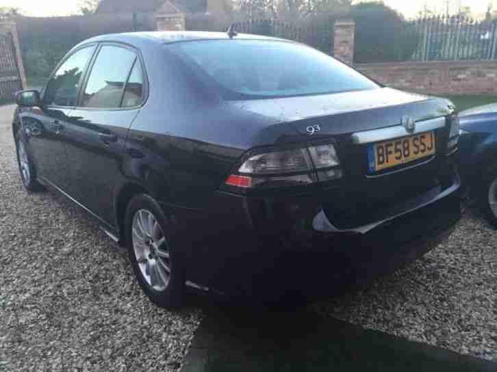 SAAB 9-3 1.9TiD Airflow 4dr 2008 Diesel Manual in Black