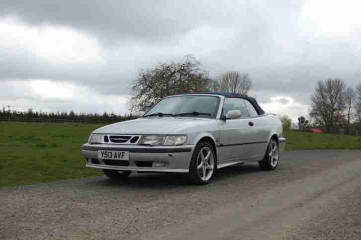 9 3 SE TURBO SILVER CONVERTIBLE LOW