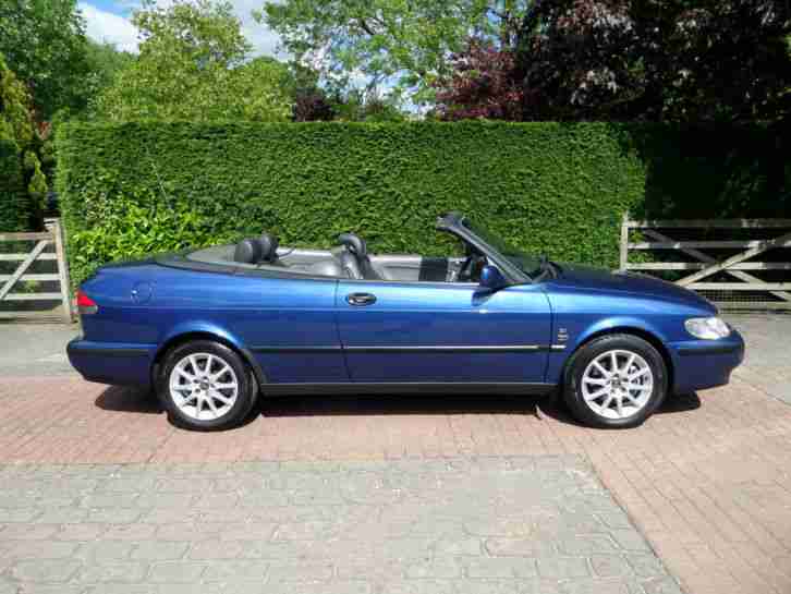 SAAB 9-3 TURBO Auto convertible electric hood full service history Full leather!