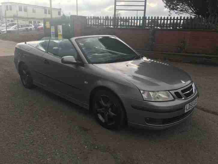 SAAB 9 3 VECTOR CONVERTIBLE 150BHP 2.0 05 55 REG FEB 18 MOT 133000 MS WITH HIST