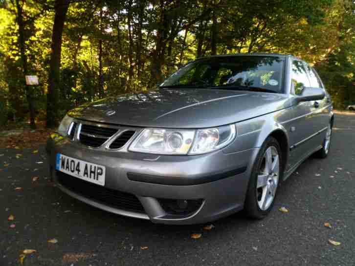 SAAB 9 5 2.3 HOT AERO 250 BHP 5 SPEED MANUAL LEATHER CRUISE SUPERB DRIVER 2004