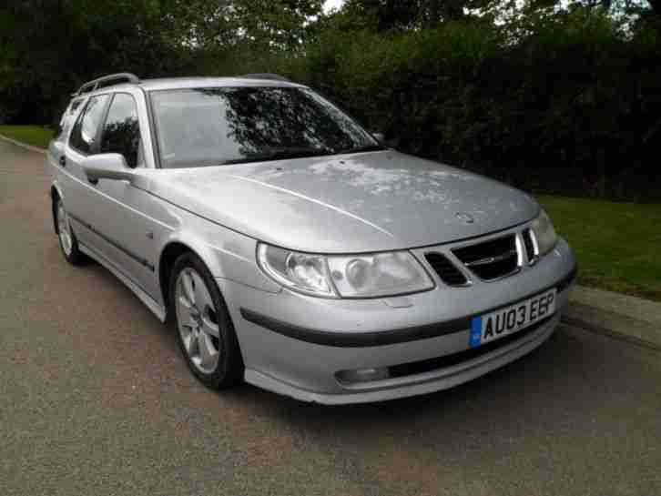 SAAB 9 5 VECTOR 2.2 TID130 BHP ESTATE LEATHER AIR SATNAV CLEAN CAR 2003