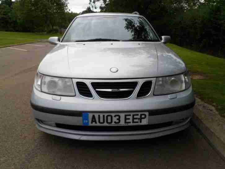 SAAB 9-5 VECTOR 2.2 TID130 BHP ESTATE LEATHER AIR /SATNAV CLEAN CAR 2003