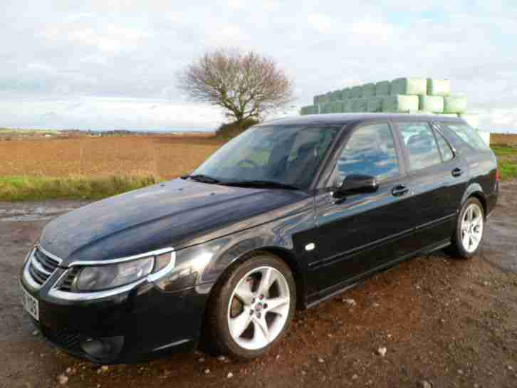 SAAB 9 5 VECTOR SPORT 2.3 T AUTO ESTATE LEATHER CRUISE ONLY 69000m SUPERB 2006