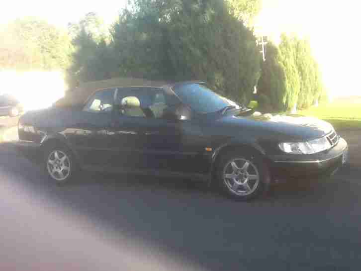 SAAB 900s CONVERTIBLE 1998 FULL LEATHER ALLOY WHEELS KENWOOD CD/RADIO FULL MOT
