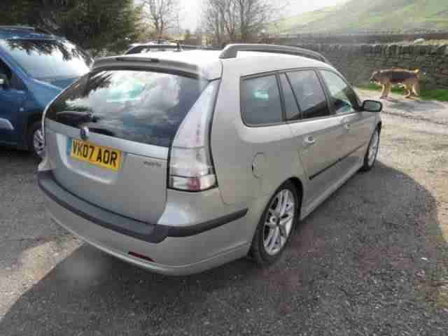 SAAB AERO ESTATE 2-0 TURBO 2007 FSH 140K NAV light panel damage drives all good