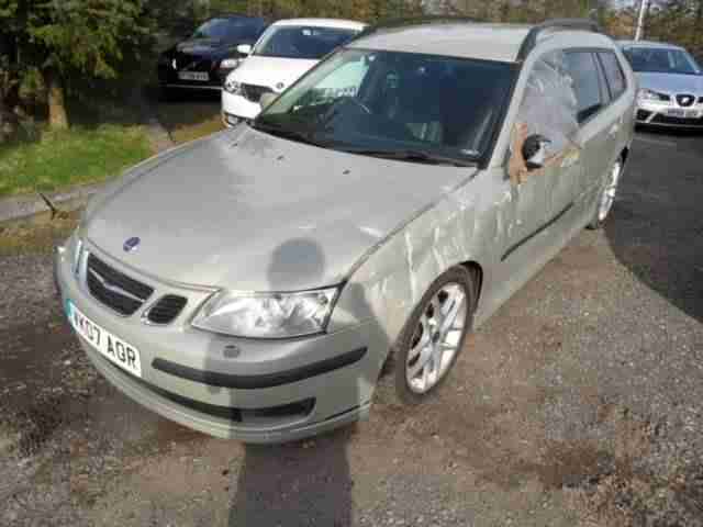 SAAB AERO ESTATE 2-0 TURBO 2007 FSH 140K NAV light panel damage drives all good