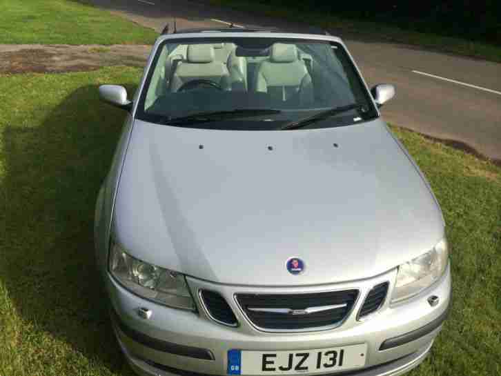 SAAB CONVERTIBLE EXCELLENT CONDITION CREAM LEATHER AIR CON ELECTRIC WINDOWS