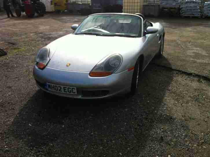 SALVAGE BOXSTER SILVER 2002