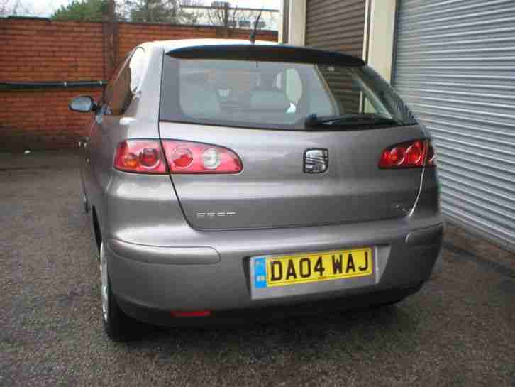 SEAT IBIZA 1.4 S 16v AUTO 2004 METALLIC SILVER MOT