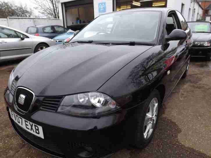 SEAT IBIZA REFERENCE SPORT 12V 2007 Petrol Manual in Black