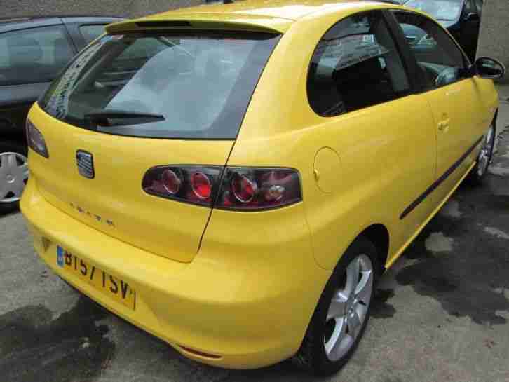 SEAT IBIZA SPORT 16V 2007 Petrol Manual in Yellow