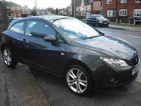 SEAT IBIZA SPORT GREY 2009 09 REG 3 DOOR HATCHBACK
