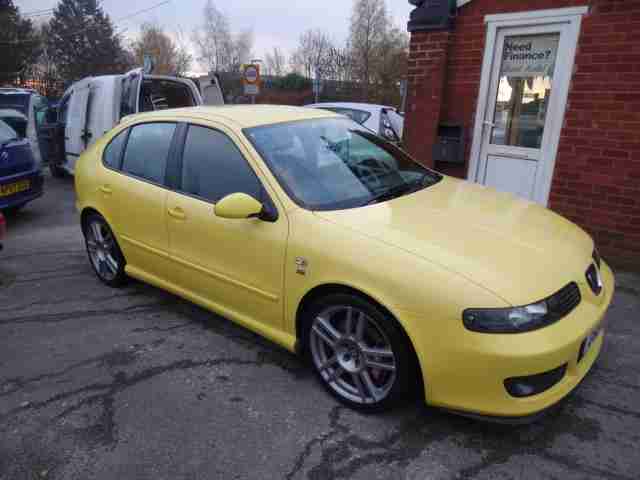 SEAT LEON 1.8T CUPRA 'R' 225~54'2004~5 DOOR HATCHBACK~6 SPEED MANUAL~STUNNING