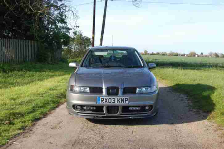 SEAT LEON 20V TURBO CUPRA SILVER 1.8T AUQ PART EXCHANGE WELCOME