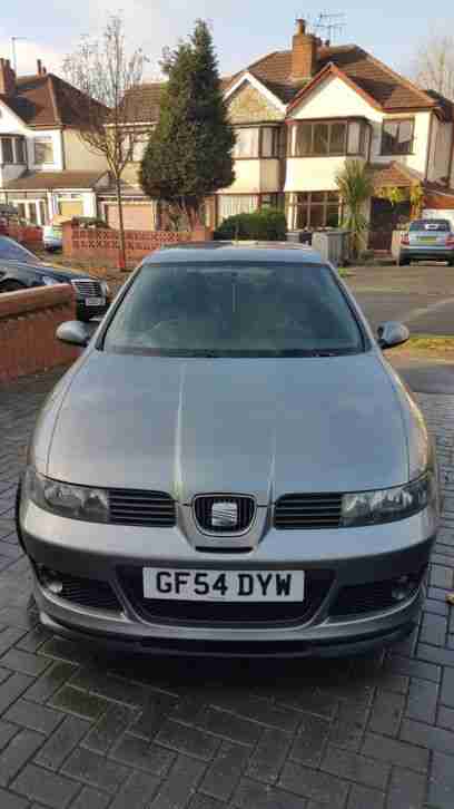 SEAT LEON CUPRA R 225 BAM 1.8T PETROL MANUAL SATNAV! F.S.H PLATINUM GREY