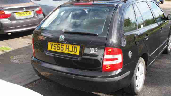 SKODA FABIA 1.4 ELEGANCE 16V 100 BLACK WITH LPG 2007