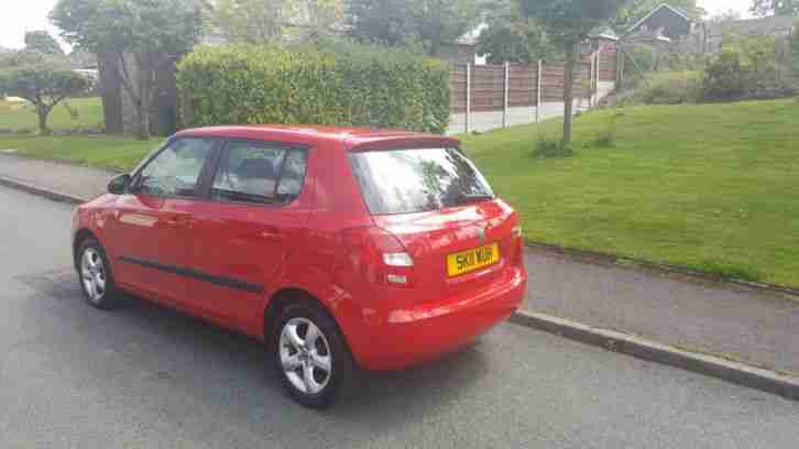 SKODA FABIA 1.6 TDI CR 90 SE RED 2011 (11 PLATE) DIESEL