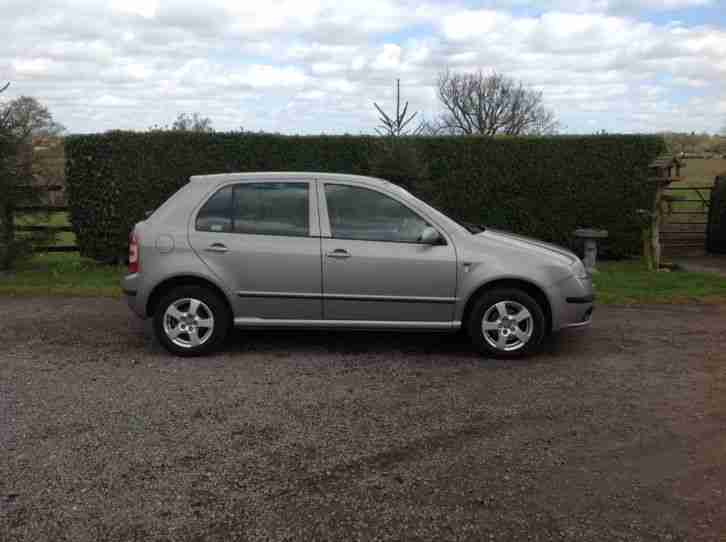 SKODA FABIA ELEGANCE 2007 1.4 5DR 80K 12 MONTHS M.O.T 1 LADY OWNER 2 KEYS SH A/C