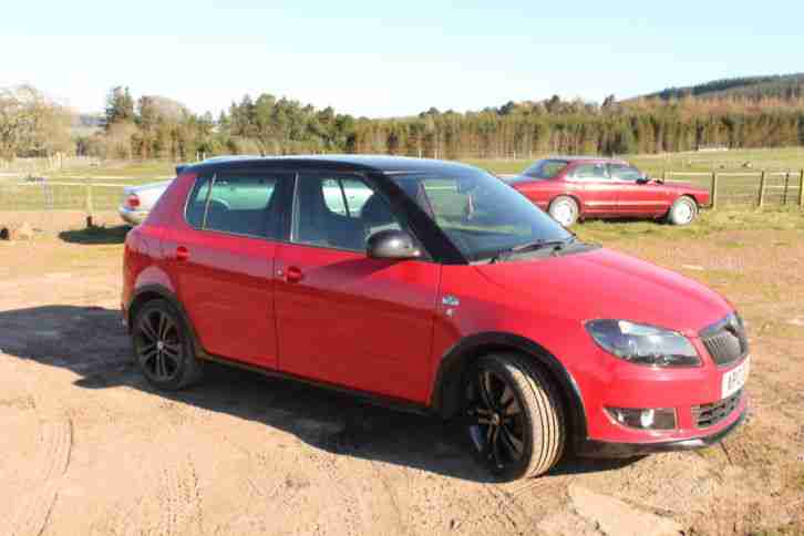 SKODA FABIA MONTE CARLO 1.2L TURBO RED BLACK FIXED REPAIRED PROJECT LOW MILES