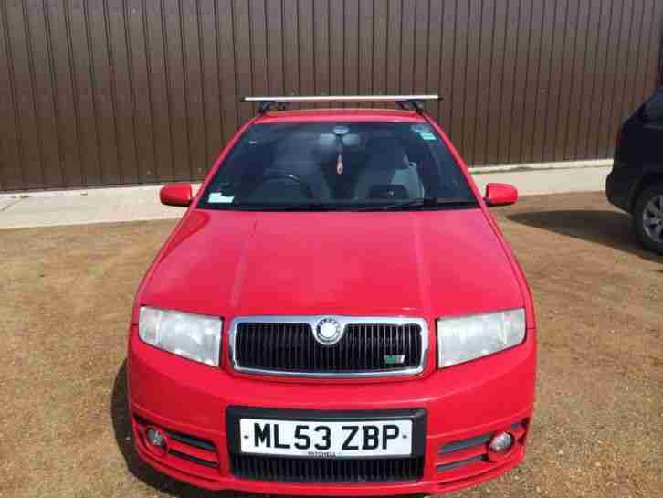 SKODA FABIA VRS TDI PD DIESEL NOT SEAT IBIZA/LEON or VW GOLF/POLO