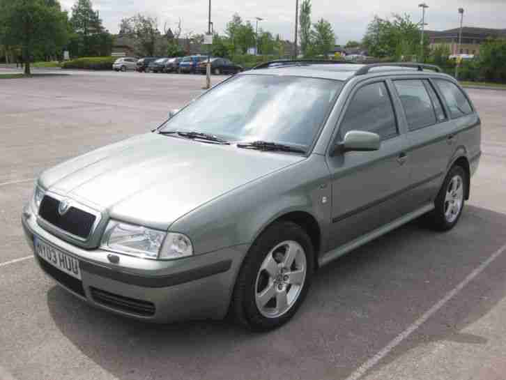 SKODA OCTAVIA ELEGANCE 1.9 TDI DIESEL ESTATE IN METALLIC GREEN 03 PLATE 2003