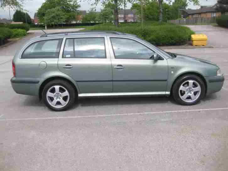 SKODA OCTAVIA ELEGANCE 1.9 TDI DIESEL ESTATE IN METALLIC GREEN 03 PLATE 2003