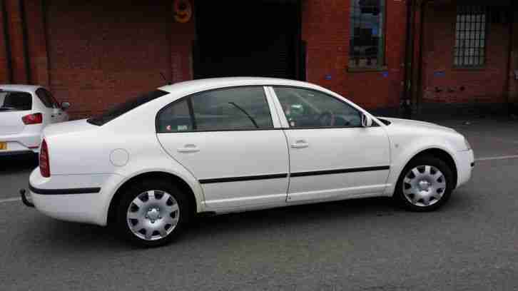 SKODA SUPERB CLASSIC 100 1.9 TDI PD WHITE 2004 REG MOT APRIL 2017