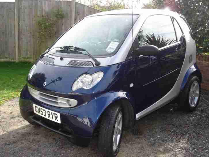 SMART CAR 0.7 PULSE SEMI -AUTO, Blue and Silver