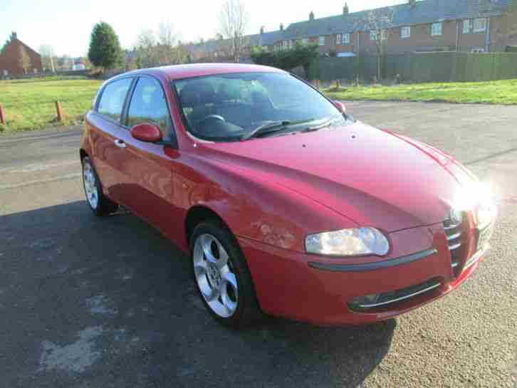 SMART LOOKING 2004 ALFA ROMEO T SPARK LUSSO RED 3 DOOR DRIVES VERY WELL