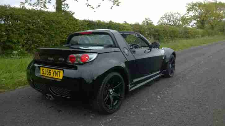 SMART ROADSTER BRABUS AUTO,SEMI AUTO,PADDEL SHIFT BLACK 700CC TURBO CONVERTABLE