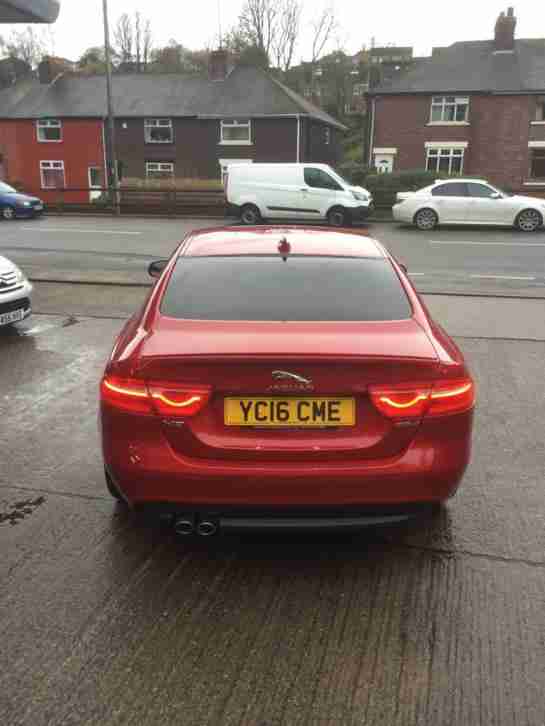 SOLD# Jaguar XE 2.0TD ( 180ps ) Auto 2016MY R-Sport DIESEL ITALIAN RED