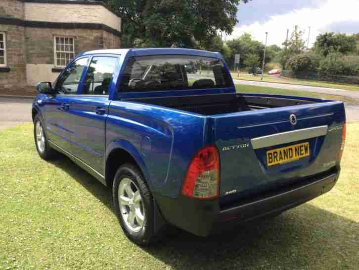 SSANGYONG ACTYON SPORT PICK UP, BRAND NEW UNREGISTERED