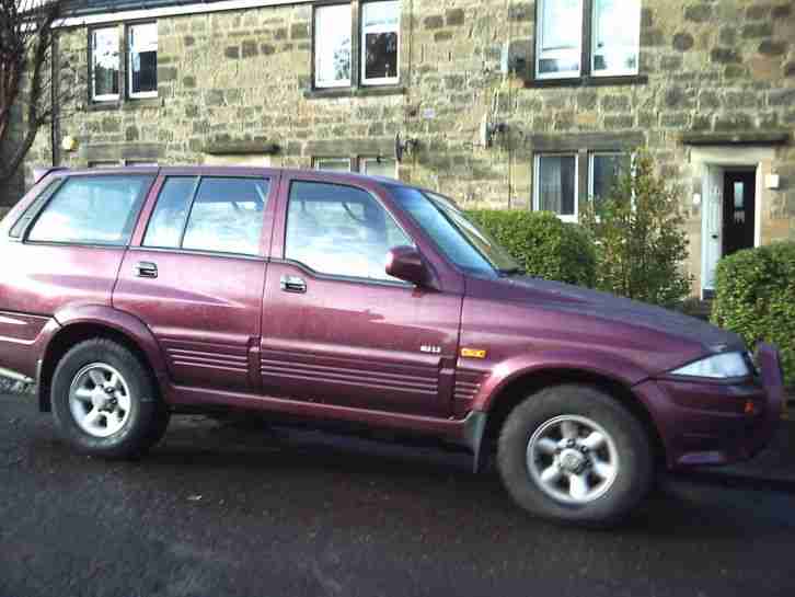 SSANGYONG MUSSO 2.3 PETROL 1998 .. MOT 2015.EXCELLENT RUNNING BIG JEEP