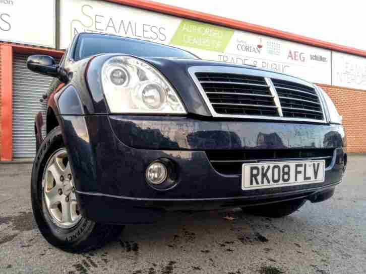 SSANGYONG REXTON 2.7TD S 4X4 2008 PERFECT WINTER 4X4 FULL HISTORY SAT NAV