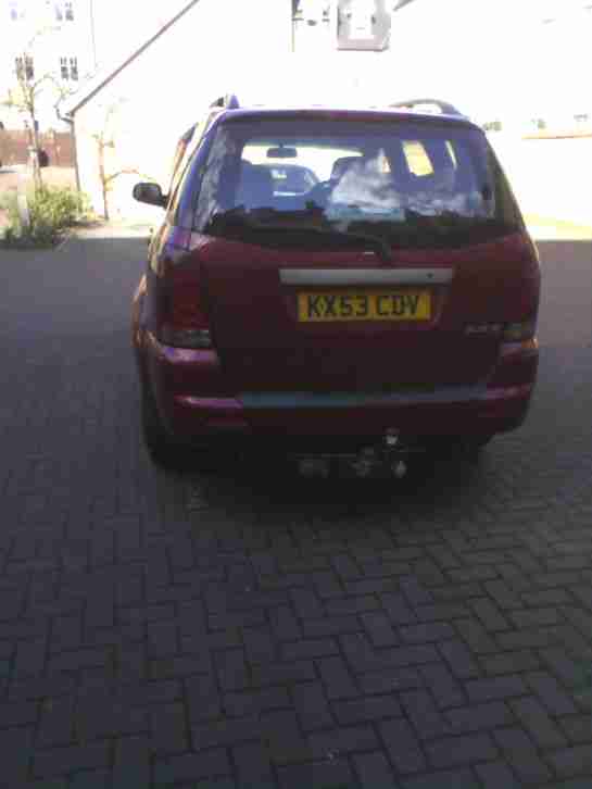 SSANGYONG REXTON 2.9S 2004 DIESEL MANUAL SPARES OR REPAIR