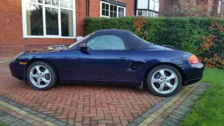 STUNNING 2001 PORSCHE BOXSTER 2.7 TAPIS BLUE CONVERTIBLE