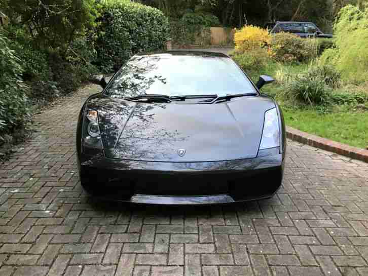 STUNNING 2004 LAMBORGHINI GALLARDO BLACK MANUAL LOW MILEAGE TUBI EXHAUST