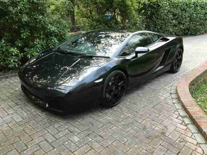 STUNNING 2004 LAMBORGHINI GALLARDO BLACK MANUAL LOW MILEAGE TUBI EXHAUST