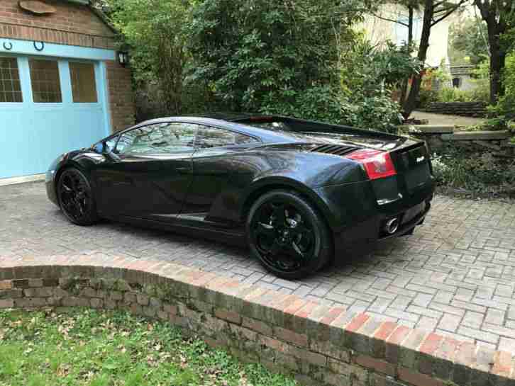 STUNNING 2004 LAMBORGHINI GALLARDO BLACK MANUAL LOW MILEAGE TUBI EXHAUST