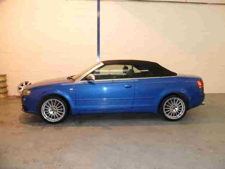 STUNNING AUDI S4 CONVERTIBLE 4.2 V8 QUATTRO 2007 HUGE SPEC IMMACULATE