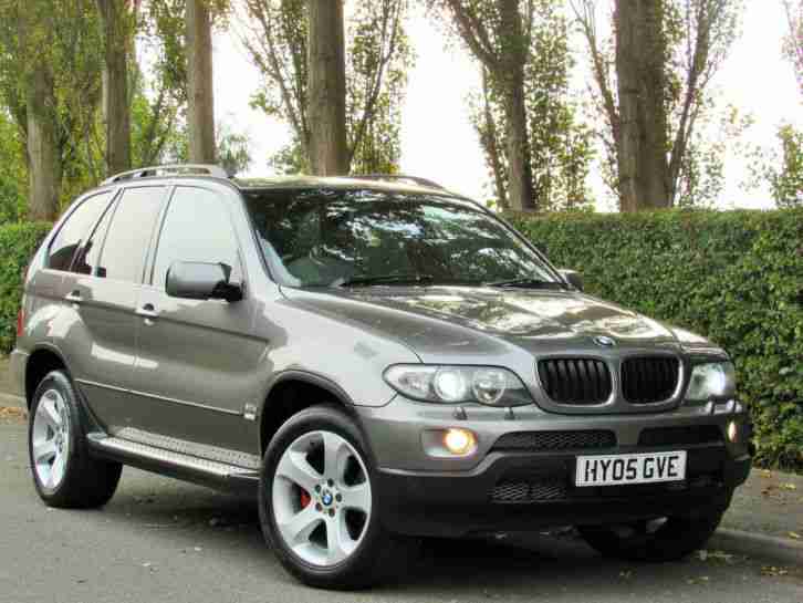 STUNNING BMW X5 AUTOMATIC GREY ONLY 92K MILES