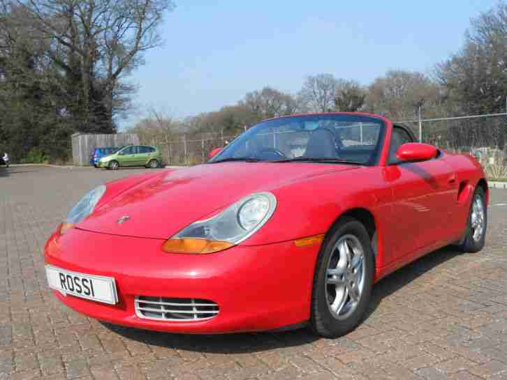 STUNNING.! CLASSIC RED PORSCHE BOXSTER JUST 44,000 MILES FULL HISTORY FROM NEW